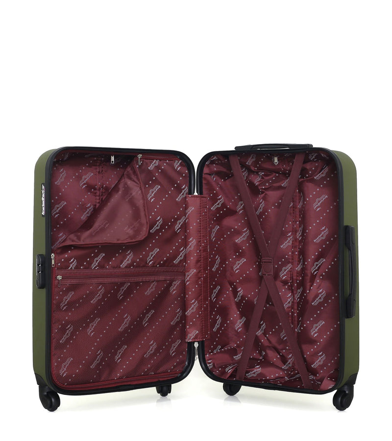 AMERICAN TRAVEL  -  Lot de 3  -  Valises grand format CHELSEA , weekend QUEENS et cabine XXS MEMPHIS