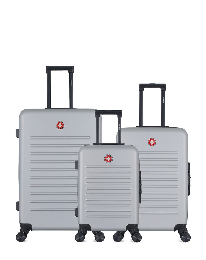 Lot de 3  -  Valise grand format, valise weekend et valise cabine WIL