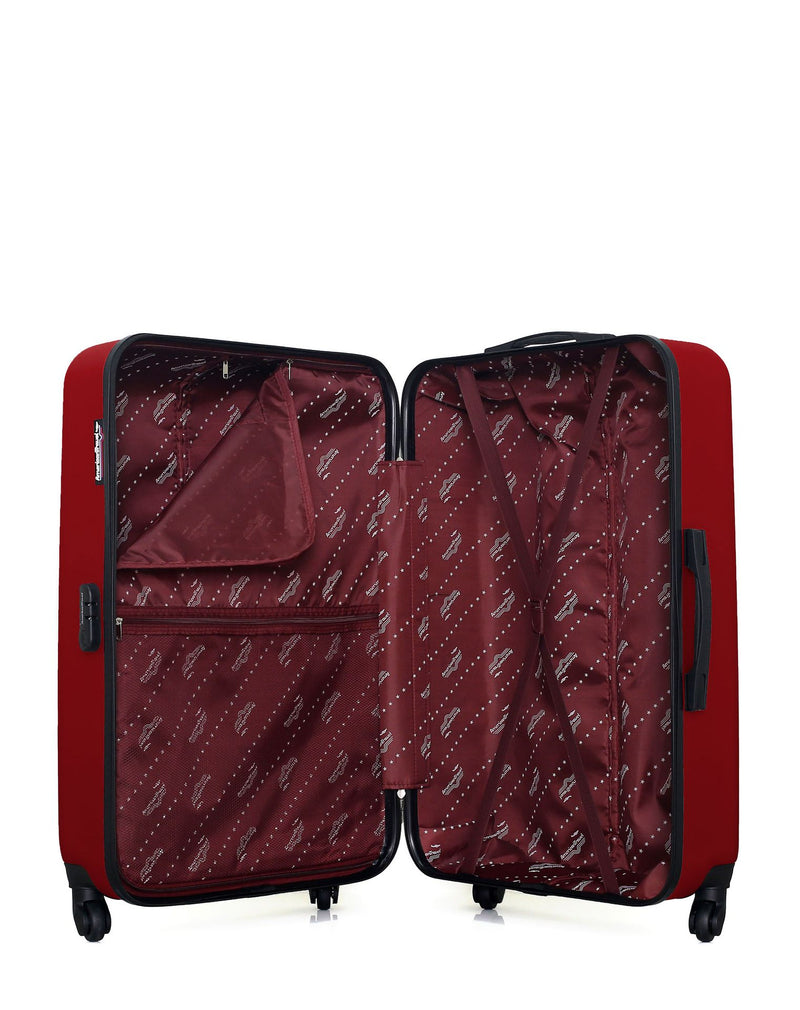 AMERICAN TRAVEL - LOT DE 4 - Valises grand format, weekend, cabine et vanity CHELSEA