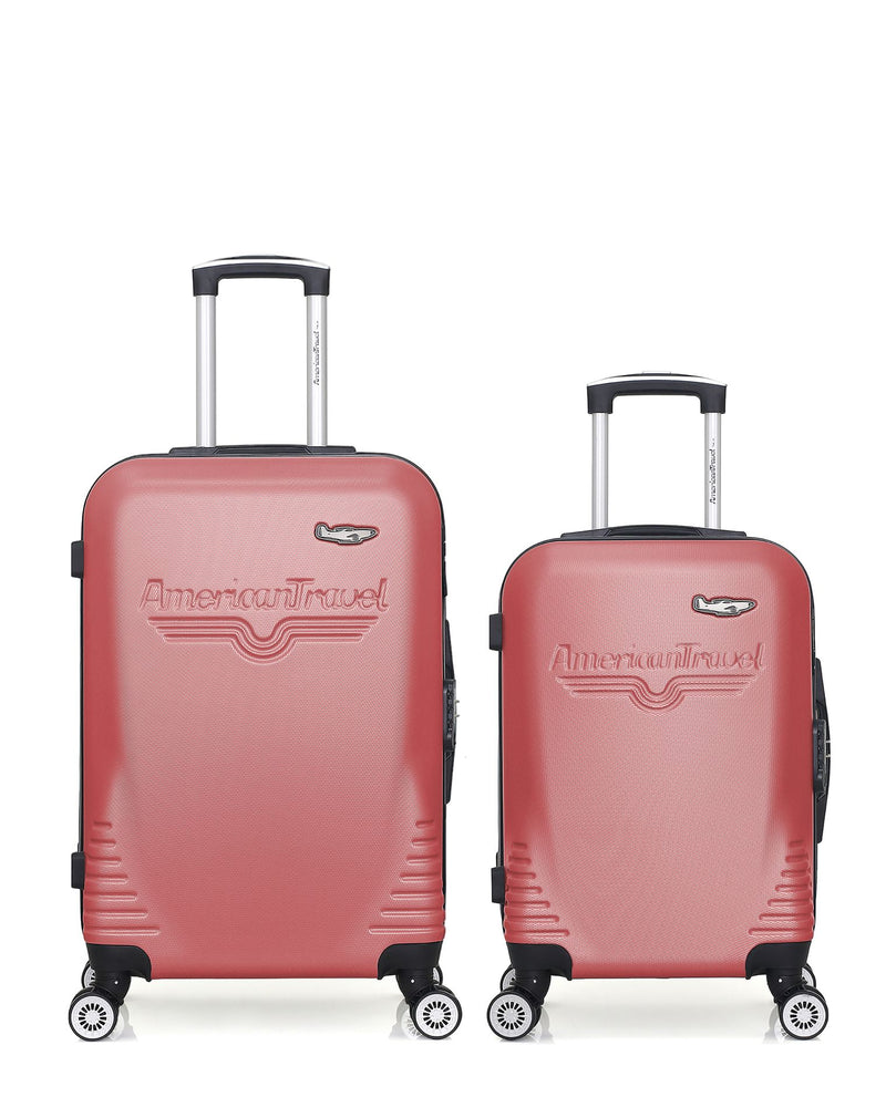 AMERICAN TRAVEL - Lot de 2 - Valises weekend et cabine DC