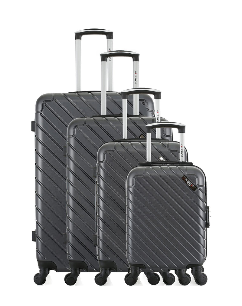 BLUESTAR - Set de 4 Valises CITE-M 75 cm 4 Roues