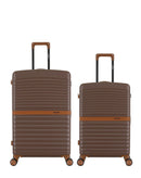 Lot de 2 Valises Rigides Grand Format et Week-end BELAIR