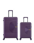 Lot de 2 Valises Rigides Grand Format et Cabine CELIA