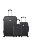 LPB LUGGAGE - LOT DE 3 - Valises grand format, cabine et cabine XXS AGATA