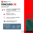 Lot de 3 Valises Rigides Grand Format, Taille Moyenne et Cabine XS FRIBOURG