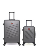 SWISS KOPPER - LOT DE 2 - Valise Grand Format et Valise Cabine ZURICH