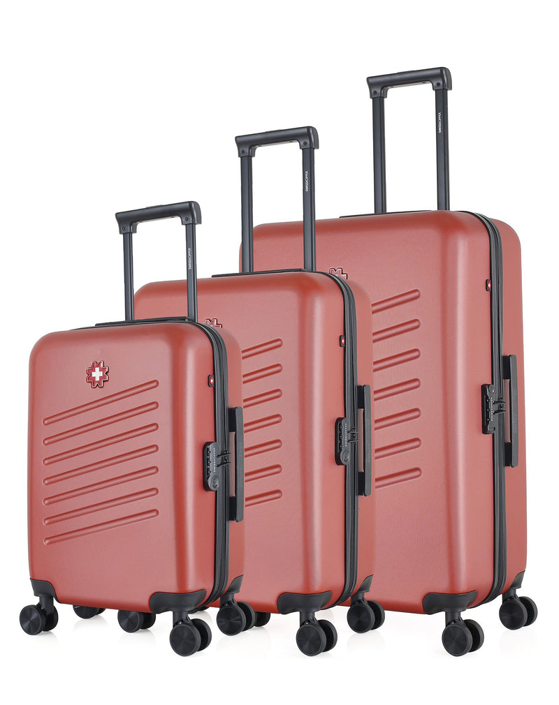 Set de 3 Valises Rigides Grand Format, Taille Moyenne et Valise Cabine ZURICH