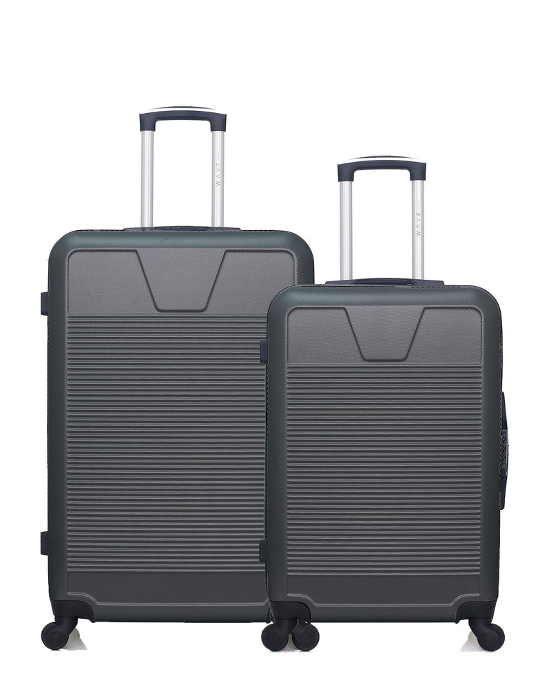WAVE PARIS - Lot de 2 - Valise grand format et valise weekend SELENGA