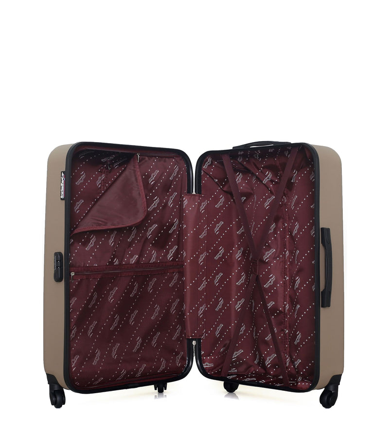 AMERICAN TRAVEL - LOT DE 2 - Valises grand format et vanity CHELSEA