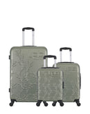 LPB LUGGAGE - LOT DE 3 - Valises grand format, cabine et cabine XXS NAIS