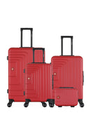 SWISS KOPPER - LOT DE 4 - Valise Grand Format, Valise Week-end, Valise Cabine et Vanity RUTI