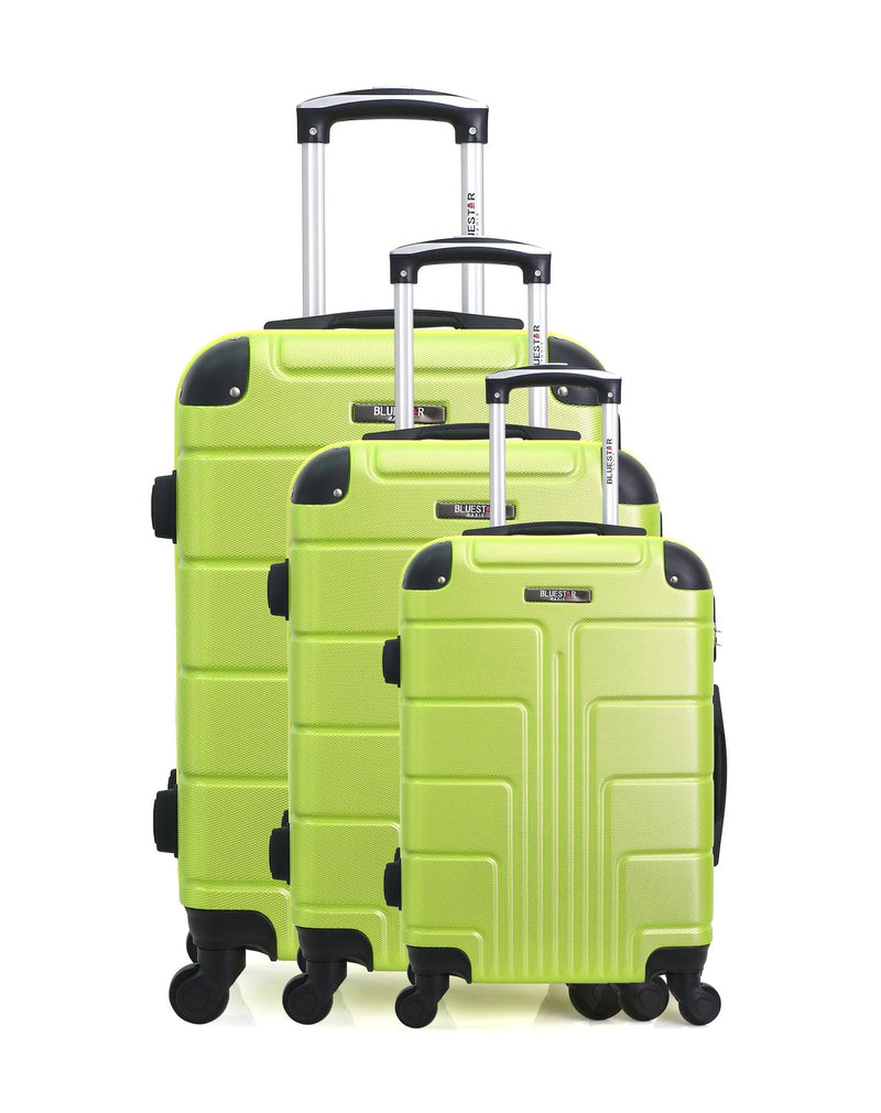 BLUESTAR - Set de 3 Valises OTTAWA 75 cm 4 Roues