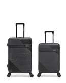 Lot de 2 Valises Rigides Taille Moyenne et Cabine WOHLEN