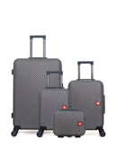 SWISS KOPPER - LOT DE 4 - Valise Grand Format, Valise Cabine, Valise Cabine XXS et Vanity SPIEZ