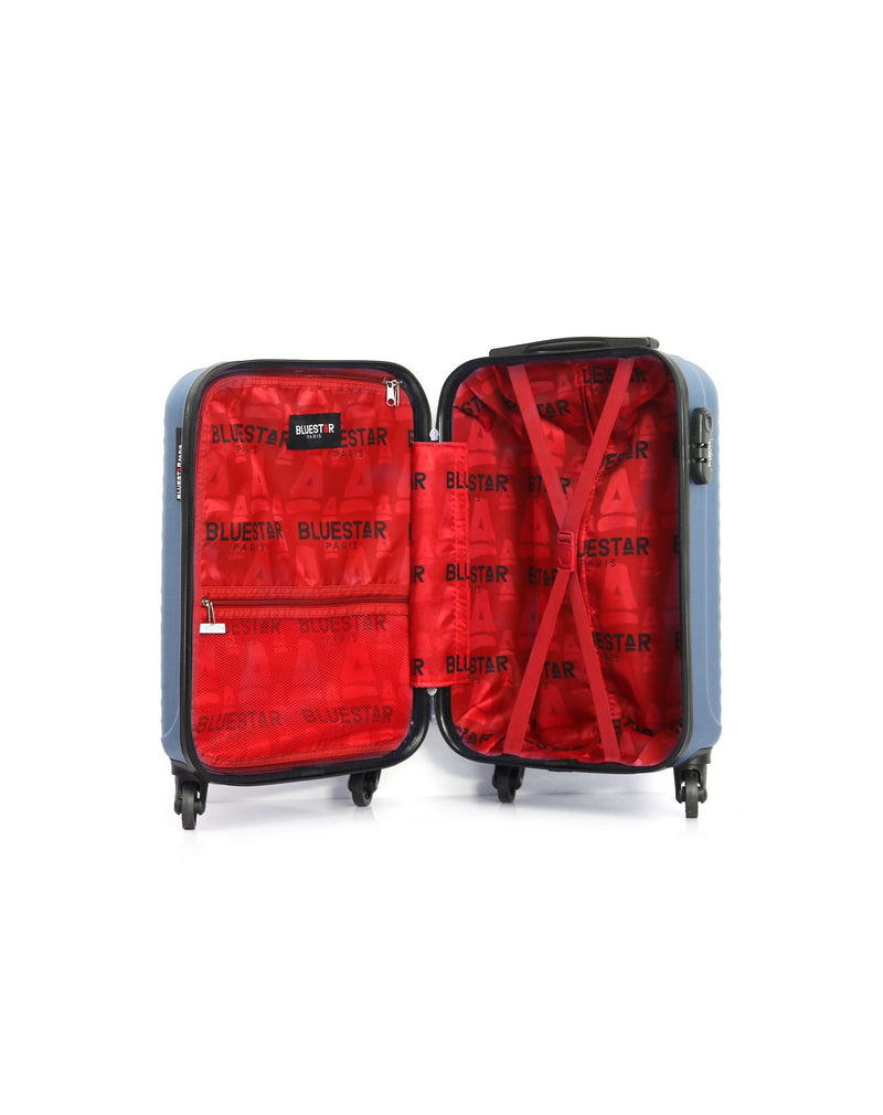 BLUESTAR - Set de 3 Valises BRAZILIA 75 cm 4 Roues