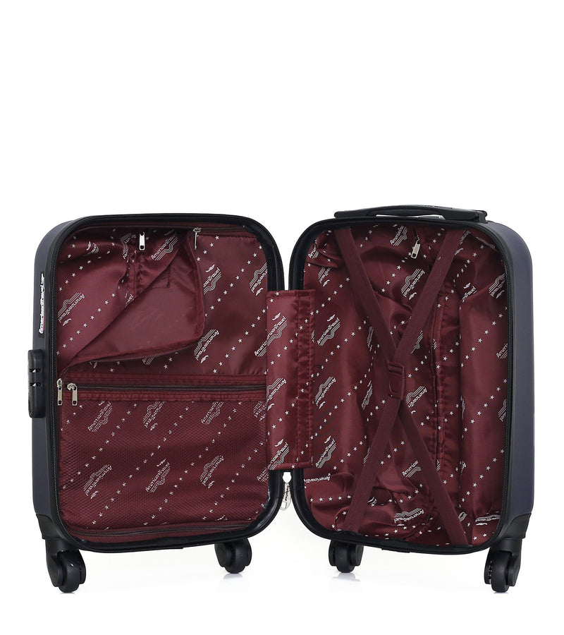 AMERICAN TRAVEL  -  Lot de 3  -  Valises grand format DC , weekend DC et cabine XXS SPRINGFIELD