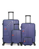 SWISS KOPPER - LOT DE 4 - Valise Grand Format, Valise Week-end, Valise Cabine XXS et Vanity RUTI