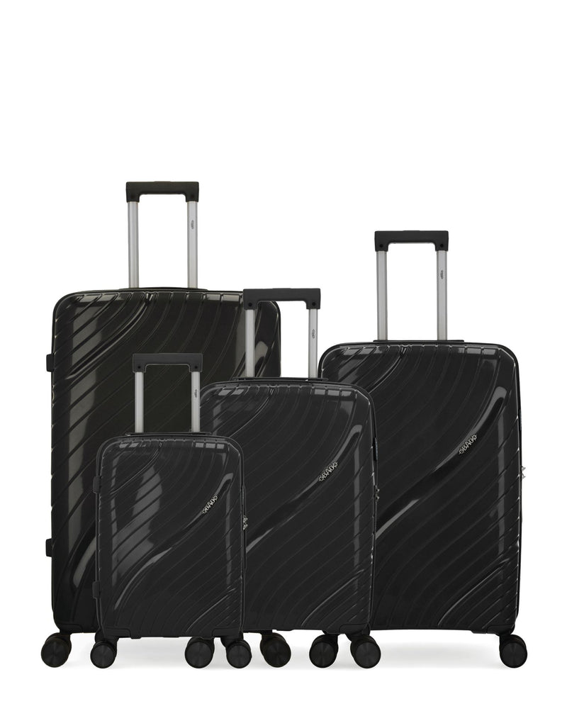 OBAGO - LOT DE 4 - Valises grand format, weekend, cabine et cabine XS LYRA