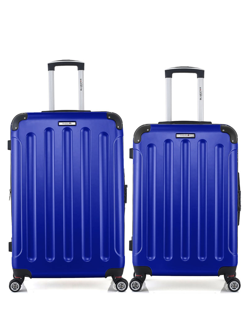BLUESTAR - Lot de 2 - Valise grand format et valise weekend TUNIS