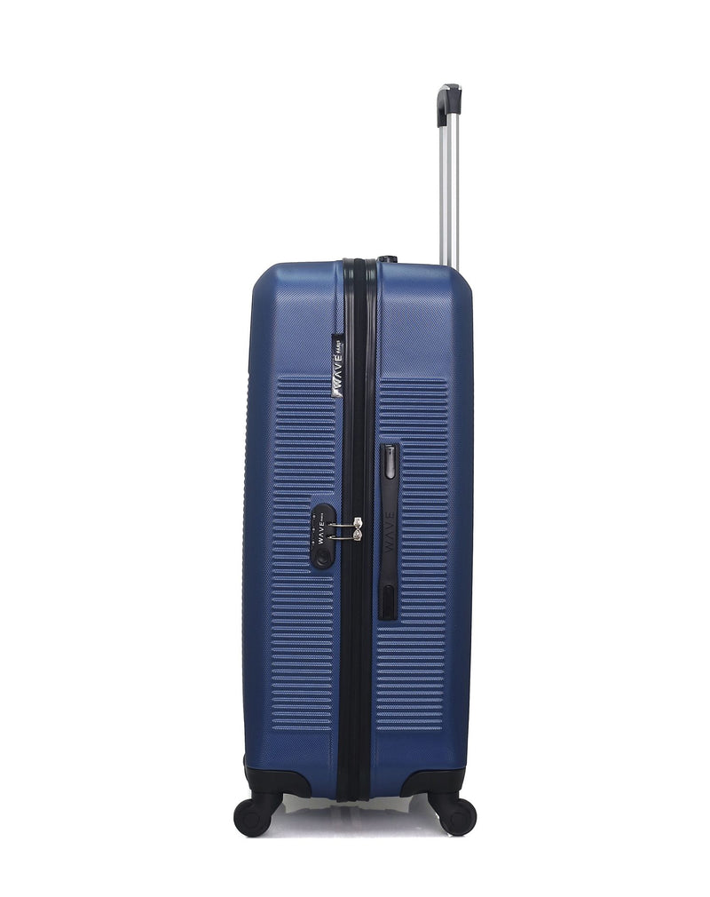 WAVE PARIS - Lot de 3 - Valise grand format, valise weekend et vanity SELENGA