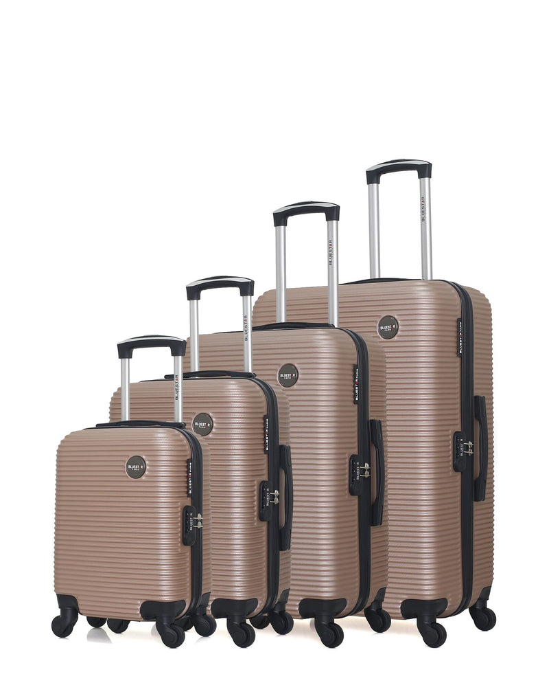 BLUESTAR - Set de 4 Valises LONDON-M 75 cm 4 Roues