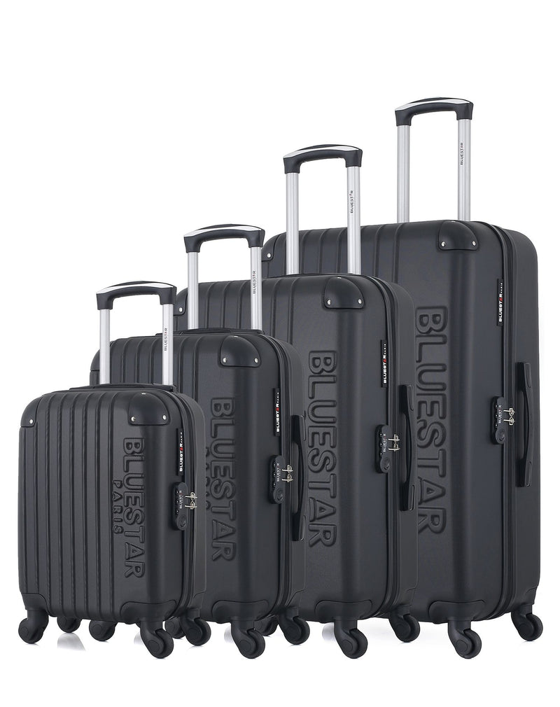 BLUESTAR - Set de 4 Valises BUCAREST-M 75 cm 4 Roues