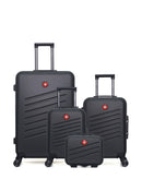 SWISS KOPPER - LOT DE 4 - Valise Grand Format, Valise Cabine, Valise Cabine XXS et Vanity ZURICH