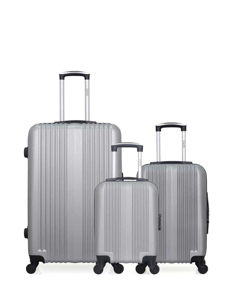 HERO - LOT DE 3 - Valises grand format, cabine et cabine XXS LIPARI