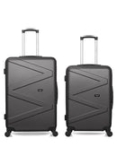 WAVE PARIS - Lot de 2 - Valise grand format et valise weekend AMAZONE
