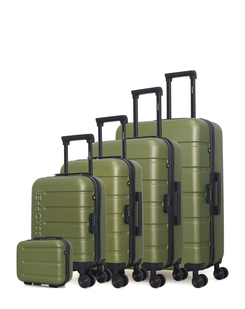 SWISS KOPPER - Set de 5 Valises AIGLE-U 75 cm 4 Roues