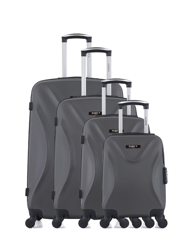 BLUESTAR - Set de 4 Valises GARIBALDI-M 75 cm 4 Roues
