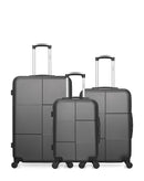 HERO - LOT DE 3 - Valises grand format, weekend et cabine CORONADO