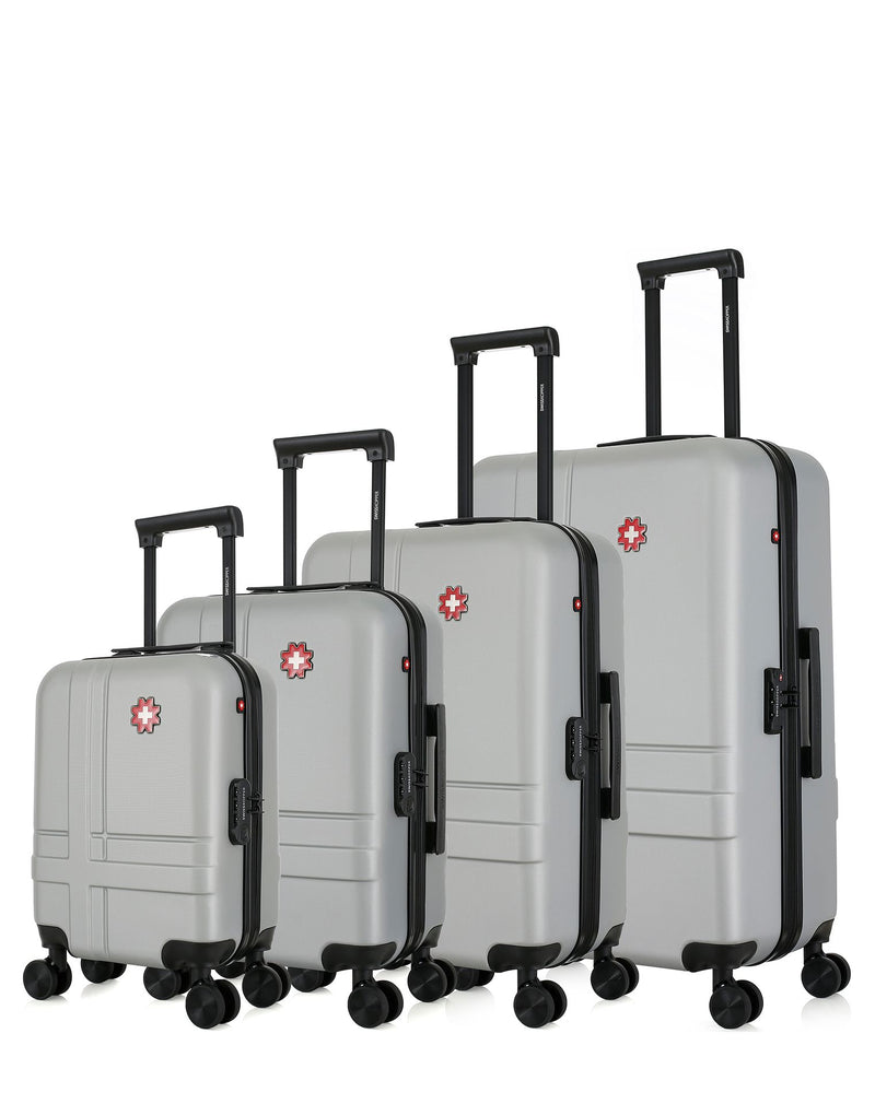 SWISS KOPPER - Set de 4 Valises USTER-M 75 cm 4 Roues