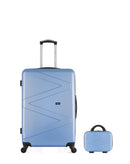 WAVE PARIS - Lot de 2 - Valises Grand Format et Vanity AMAZONE