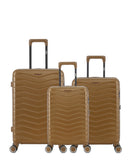 Lot de 3 Valises Rigides Taille Moyenne, Cabine et Cabine XS SEATTLE