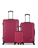 AMERICAN TRAVEL - LOT DE 3 - Valises grand format, weekend et cabine XXS BRONX