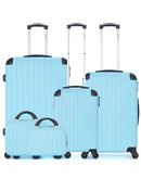 BLUESTAR - Set de 5 Valises BUCAREST-F 75 cm 4 Roues