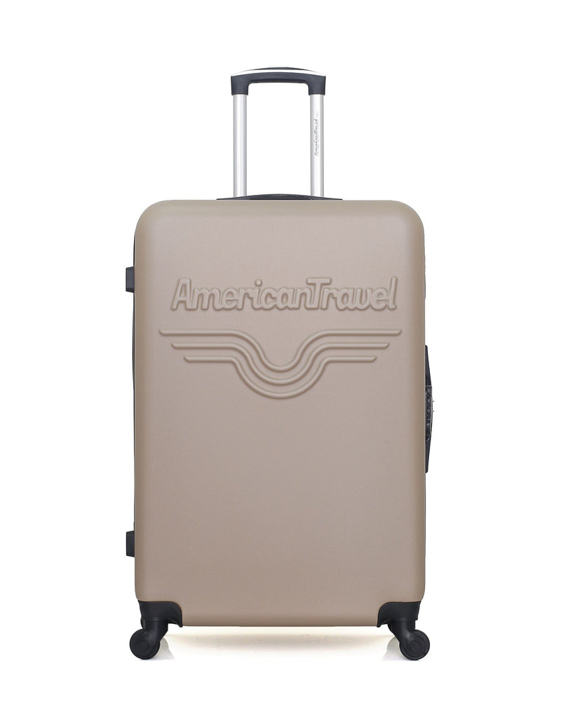 AMERICAN TRAVEL - LOT DE 2 - Valises grand format et vanity CHELSEA