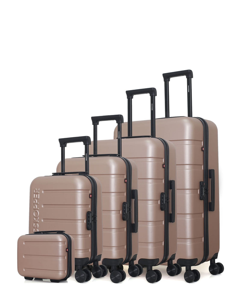 SWISS KOPPER - Set de 5 Valises AIGLE-U 75 cm 4 Roues