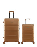 Lot de 2 Valises Rigides Grand Format et Cabine LYNDA