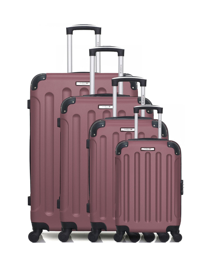 BLUESTAR - Set de 4 Valises MADRID-M 75 cm 4 Roues