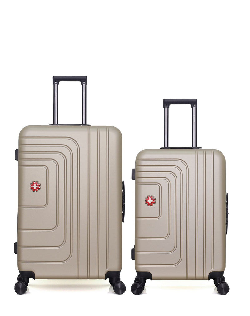 SWISS KOPPER - LOT DE 2 - Valise Grand Format et Valise Week-end RUTI