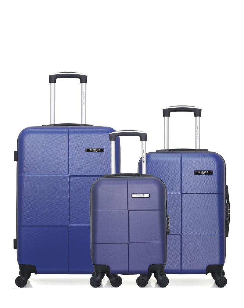 BLUESTAR - LOT DE 3 - Valises weekend, cabine et cabine XXS MIAMI
