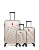 SWISS KOPPER - LOT DE 3 - Valise Grand Format, Valise Cabine et Valise Cabine XXS ZURICH