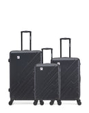 Lot de 3 Valises Rigides Grand Format, Taille Moyenne et Cabine YELLOWSTONE