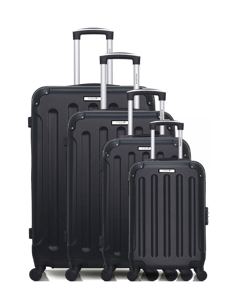 BLUESTAR - Set de 4 Valises MADRID-M 75 cm 4 Roues