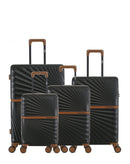 Lot de 4 Valises Rigides Grand Format, Taille Moyenne, Cabine et Cabine XS OAKLAND