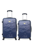LPB LUGGAGE - LOT DE 2 - Valises grand format et weekend AELYS