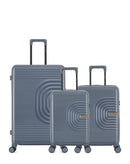 Lot de 3 Valises Rigides Grand Format, Cabine et Cabine XS CELIA