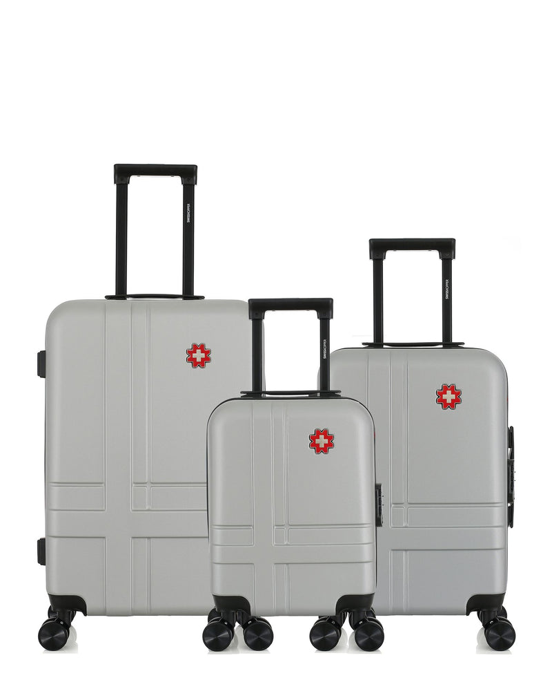 SWISS KOPPER - LOT DE 3 - Valise Week-end, Valise Cabine et Valise Cabine XXS USTER